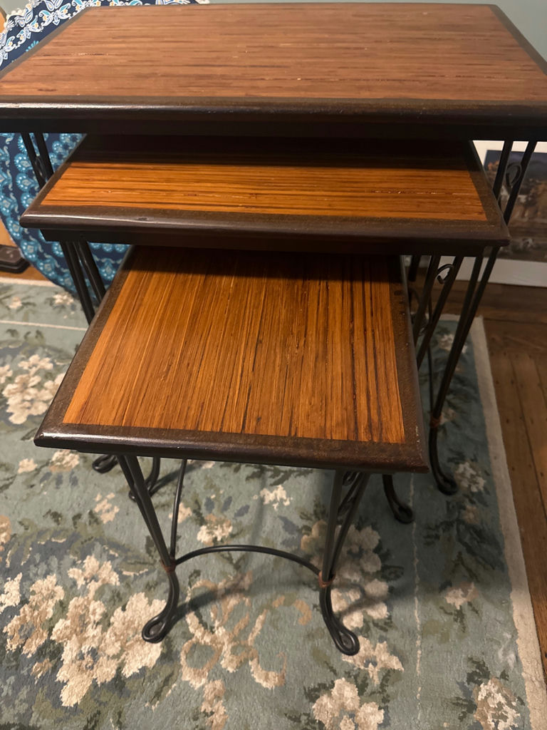 Set of 3 Nesting Tables - image 2 of 4