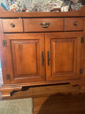Vintage Tell City "Young Republic" Solid Hard Rock Maple Buffet & Hutch - thumbnail 3 of 6