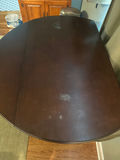 Drop-Leaf Dining Table with Integrated Storage Drawer and Under-Shelf - thumbnail 5 of 6