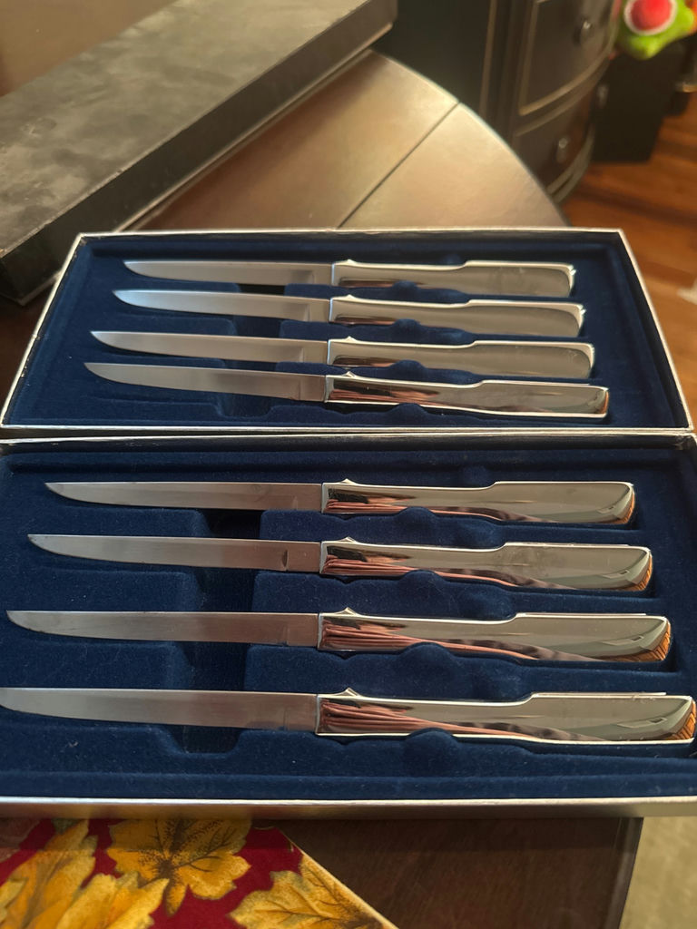Vintage Towle "Byfield" Stainless Steel Steak Knives & Serving Utensils (10-Piece Set in Original Box) - image 2 of 4