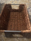 Wicker Basket Organizer - thumbnail 1 of 2