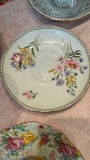 Mismatched Tea Service Set. Teapots + Vintage English Fine Bone China Teacup & Saucer Sets - Includes Shelley "Wild Flowers" - thumbnail 10 of 19