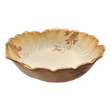 Antique 19th Century Meredon Limoges Scalloped Bowl - thumbnail 1 of 4