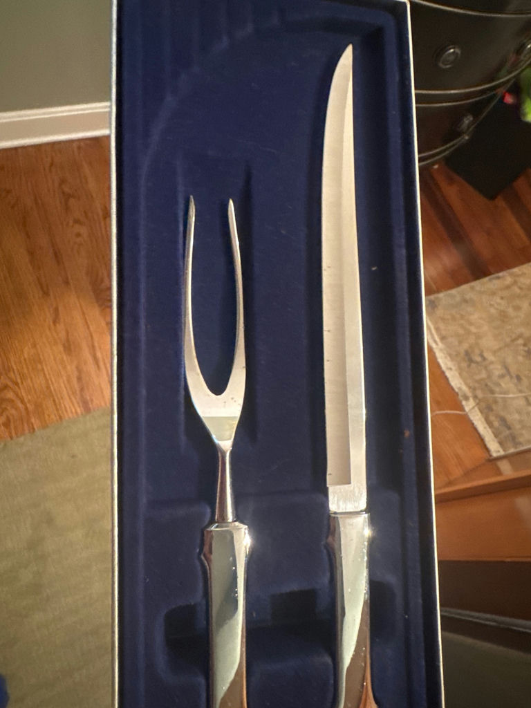 Vintage Towle "Byfield" Stainless Steel Steak Knives & Serving Utensils (10-Piece Set in Original Box) - image 3 of 4