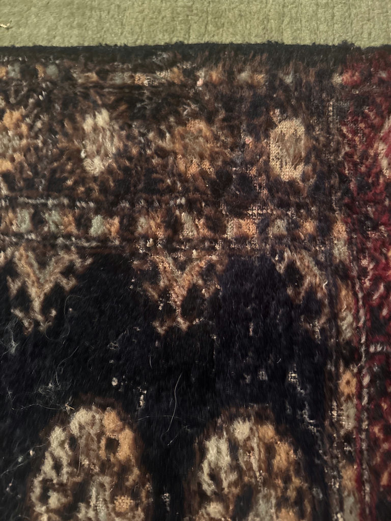3”x2” Hand-made pakastani wool rug. Please see description* - image 3 of 3