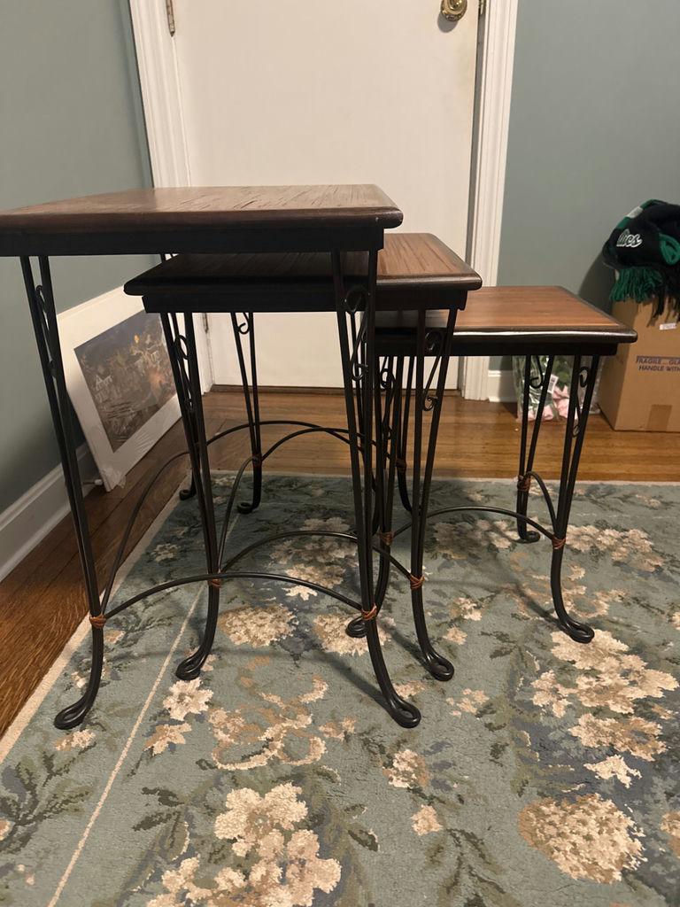 Set of 3 Nesting Tables - image 1 of 4