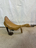 Three wooden bird sculptures: two ducks and a raven - thumbnail 2 of 11