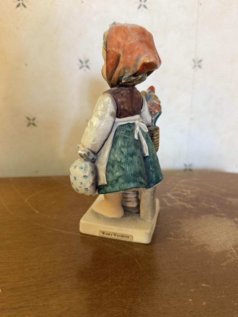 Hummel figurine set: Meditation, Sister, Surprise, and Weary Wanderer - image 9 of 11
