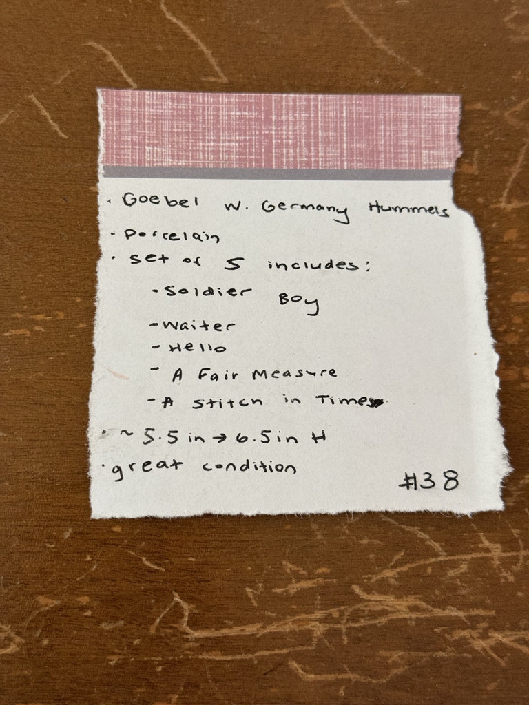 Goebel Hummel Five-Figure Porcelain Set - image 14 of 15