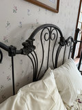 Wrought iron bed with quilted bedding - thumbnail 5 of 7