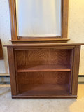 Wooden Two-Shelf Bookcase on Wheels - thumbnail 3 of 9