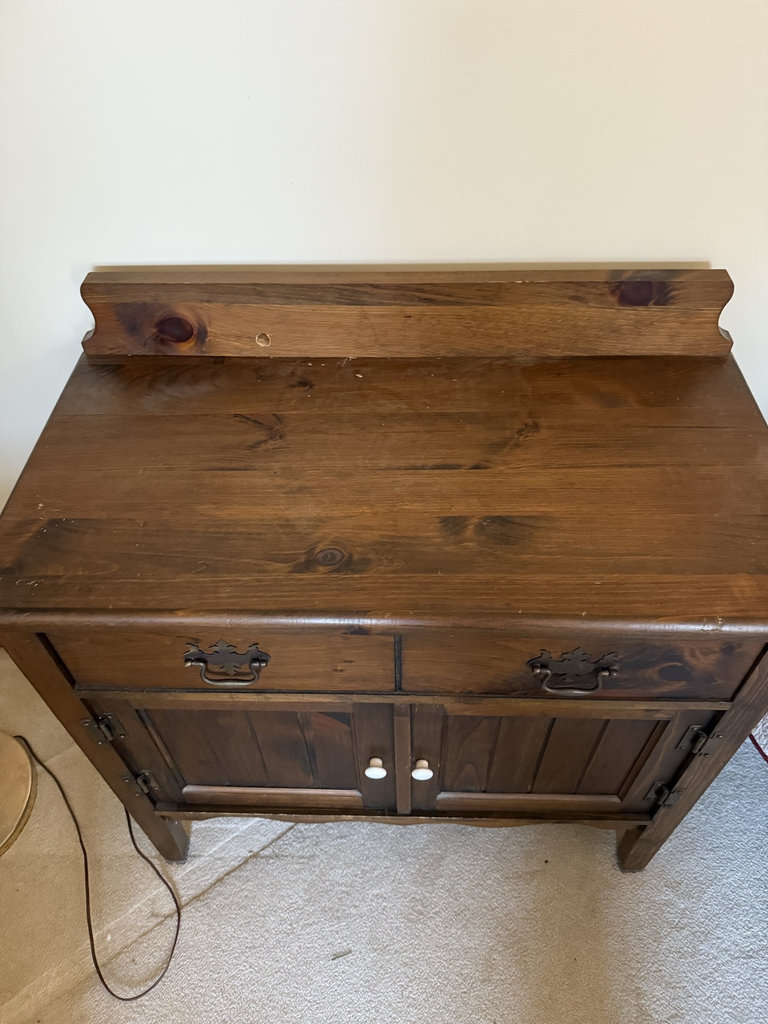Vintage dry sink cabinet - image 4 of 6