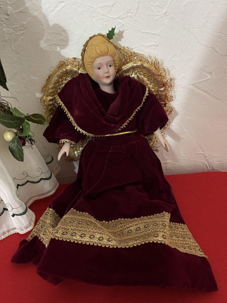 Two Christmas angel dolls (tree toppers) - image 2 of 9
