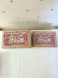 Vintage wooden boxes with bear and bunny illustrations - thumbnail 4 of 10