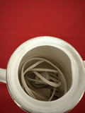 Vintage ceramic teapot and face-shaped decorative planter - thumbnail 3 of 10