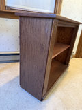 Wooden Two-Shelf Bookcase on Wheels - thumbnail 4 of 9