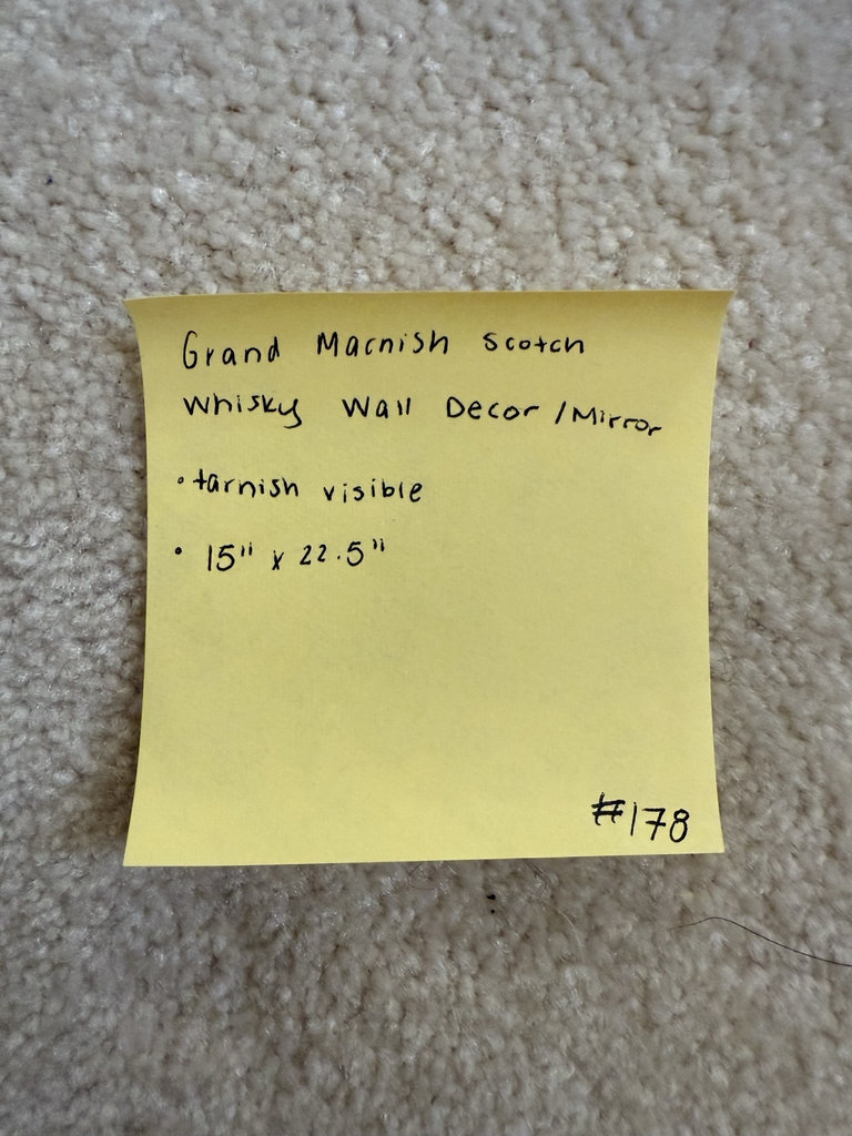Grand MacNish Scotch Whisky Wall Mirror - image 4 of 5