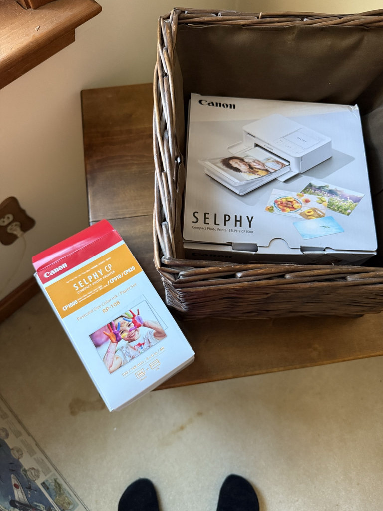 Canon SELPHY Compact Photo Printer with RP-108 Ink/Paper Set - image 1 of 5