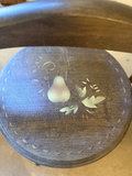 Vintage three-tier wooden stand with fruit motif - thumbnail 3 of 9