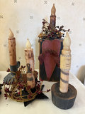 Assorted battery-operated candles with holders and decorative accents - thumbnail 4 of 6