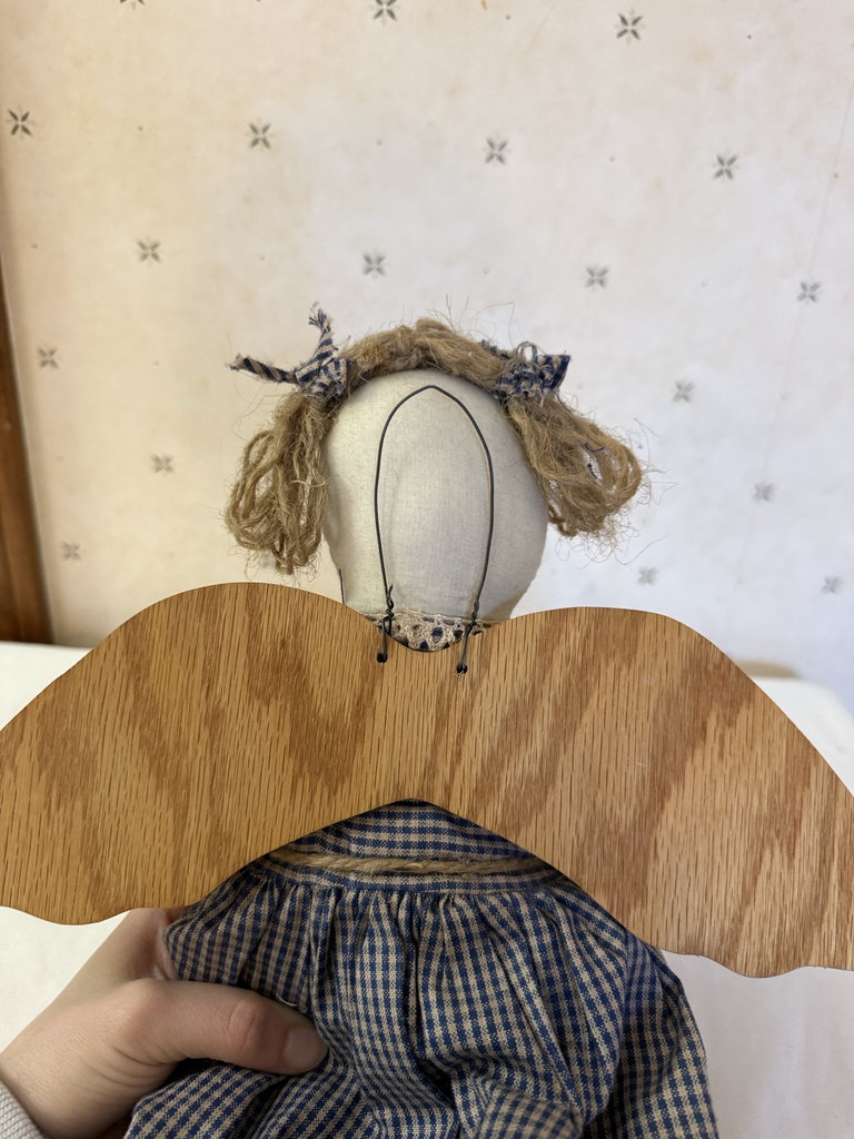 Handmade Hanging Angel Doll with Sunflower - image 5 of 7