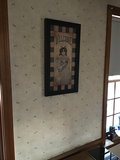 Framed cat-themed 'WELCOME' print - thumbnail 1 of 3