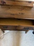 Wooden Two-Shelf Bookcase on Wheels - thumbnail 9 of 9