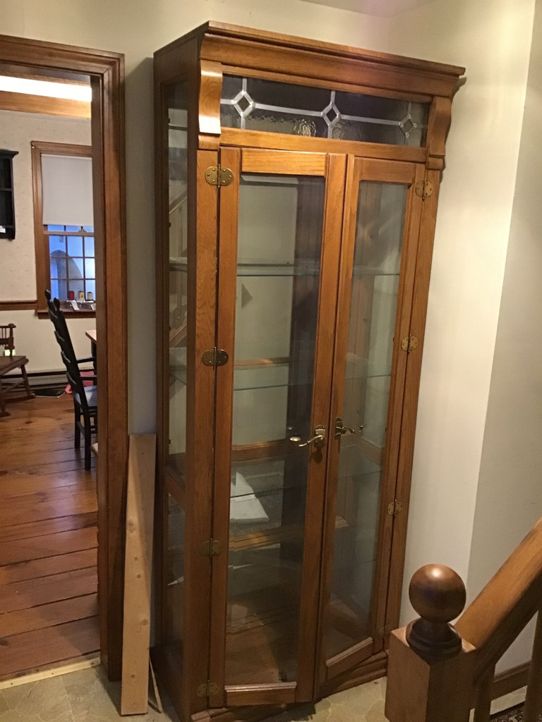 Large Curio Cabinet - image 1 of 3