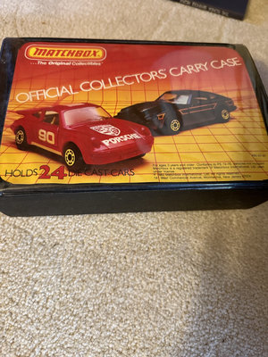 Vintage Matchbox Collector's Carry Case with 24 Die-Cast Cars - Image 1 of 8