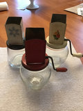 Three vintage hand-crank nut grinders - thumbnail 2 of 4