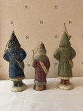 Three vintage-inspired Belsnickel Santa ornaments - thumbnail 2 of 4