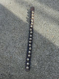 Vintage leather sleigh bell strap - thumbnail 2 of 5