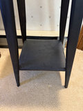 Small black wooden side table - thumbnail 2 of 7