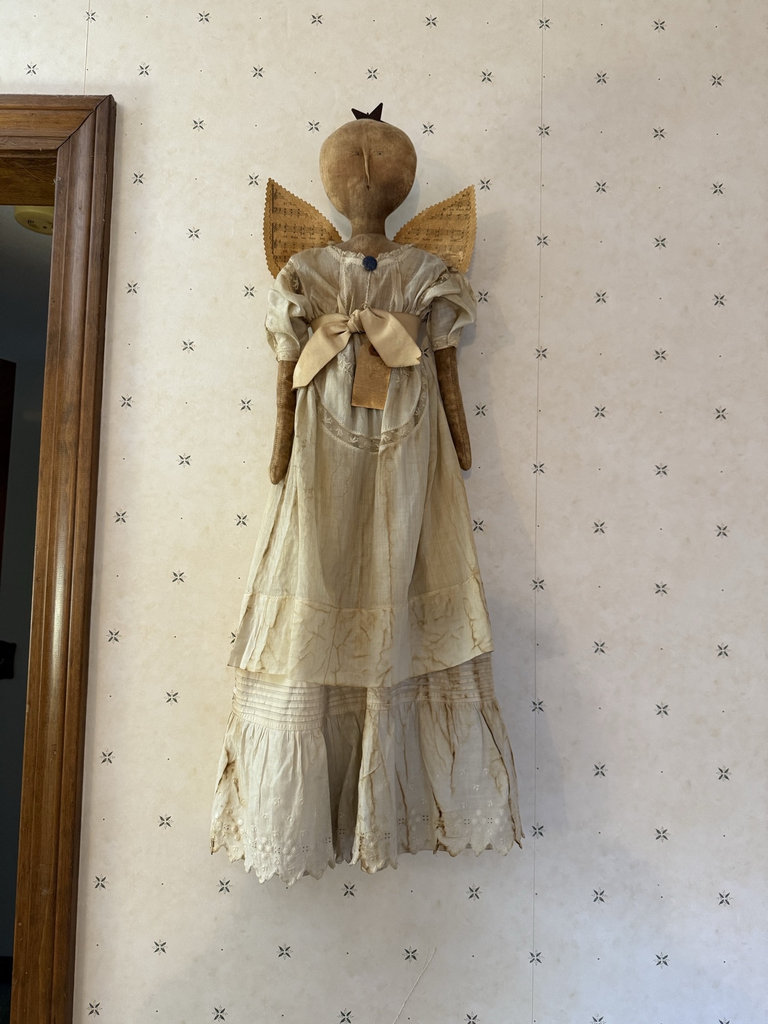 Vintage Handmade Angel Doll with Sheet Music Wings - image 1 of 8