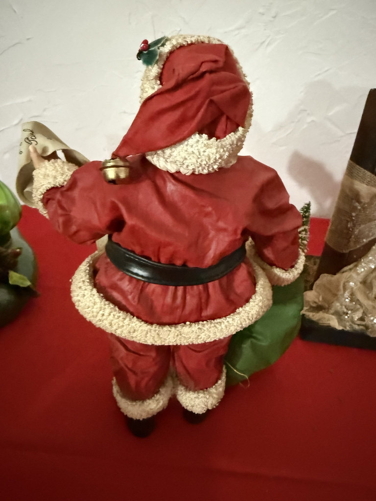 Handmade Santa Figurines and Christmas Display Set - image 3 of 10