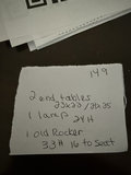 Two end tables, a rocking chair, and a table lamp - thumbnail 5 of 6