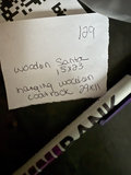 Wooden Santa figure and vintage-style coat rack wall decor - thumbnail 3 of 4