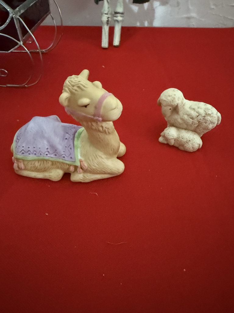 Nativity Figurines with Holiday Decor - image 3 of 7