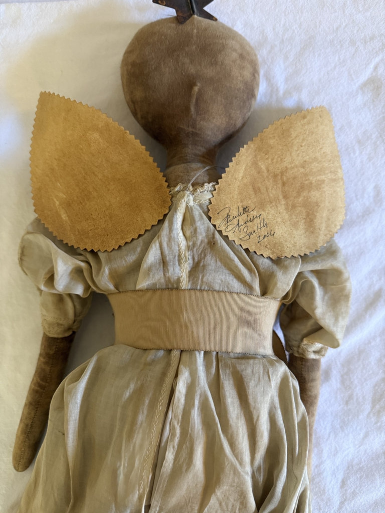 Vintage Handmade Angel Doll with Sheet Music Wings - image 5 of 8