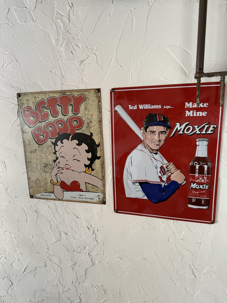 Collection of vintage advertising signs and thermometers - image 5 of 7
