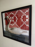 Framed Swan Artwork and Coca-Cola Truck Scene Painting - thumbnail 3 of 6