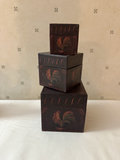Rooster decor set with star wall art and decorative boxes - thumbnail 6 of 10
