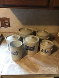 Pfaltzgraff Yorktowne Canister Set with Utensil Holder - thumbnail 1 of 3