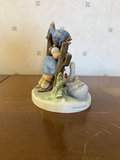 Goebel Hummel Figurine Set: Goose Girl, Chick Girl, Feeding Time, Feathered Friends - thumbnail 9 of 13