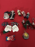 Vintage Christmas ornaments and figures collection - thumbnail 1 of 11