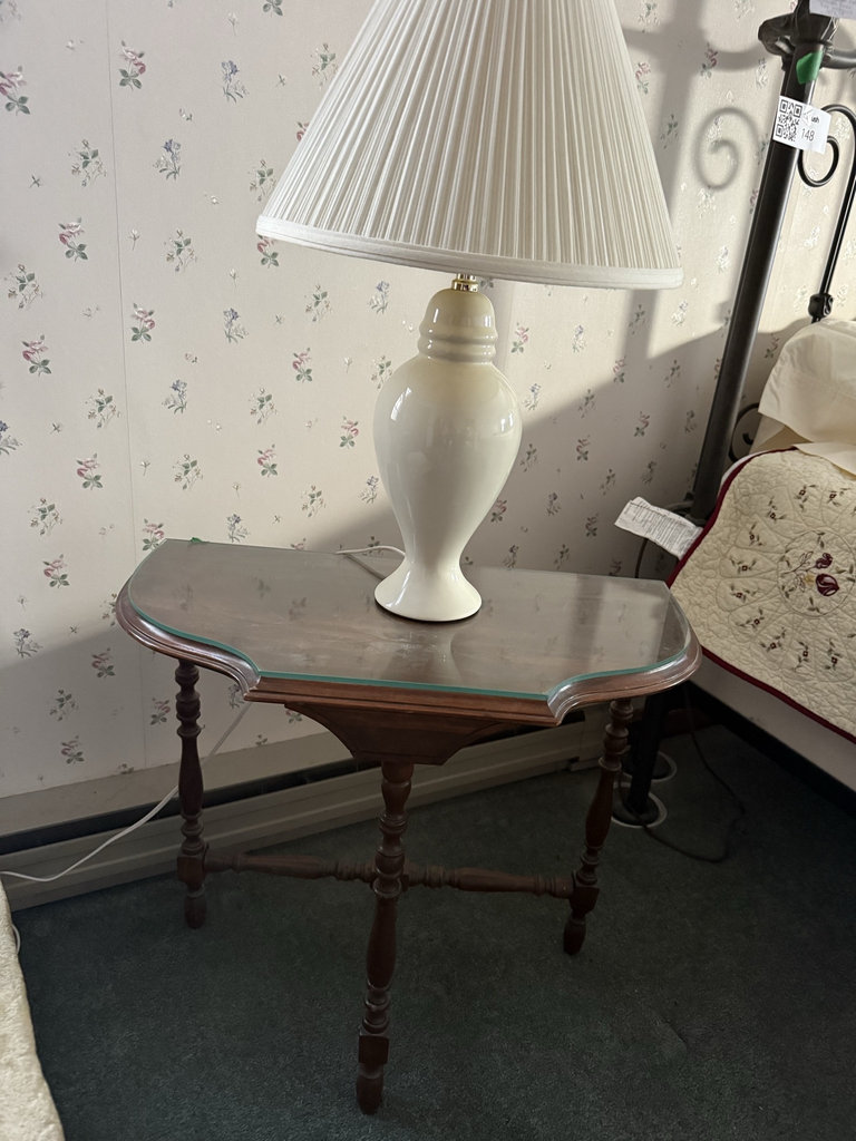 Two end tables, a rocking chair, and a table lamp - image 4 of 6