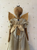 Vintage Handmade Angel Doll with Sheet Music Wings - thumbnail 2 of 8