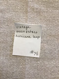 Vintage blue moon and stars hurricane lamp - thumbnail 2 of 3