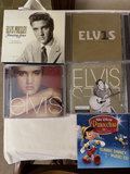 Elvis Presley CD collection with Christmas, Adele, and Disney music CDs - thumbnail 1 of 5