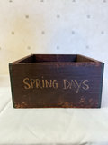 Vintage wooden boxes with bear and bunny illustrations - thumbnail 8 of 10